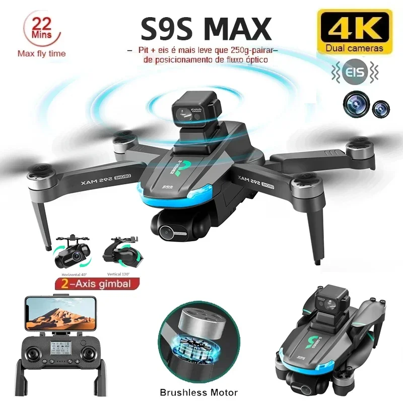 NEW S9S MAX MINI Drone 4K 2-Ax - Drone Remote Controller Lanyard review and price