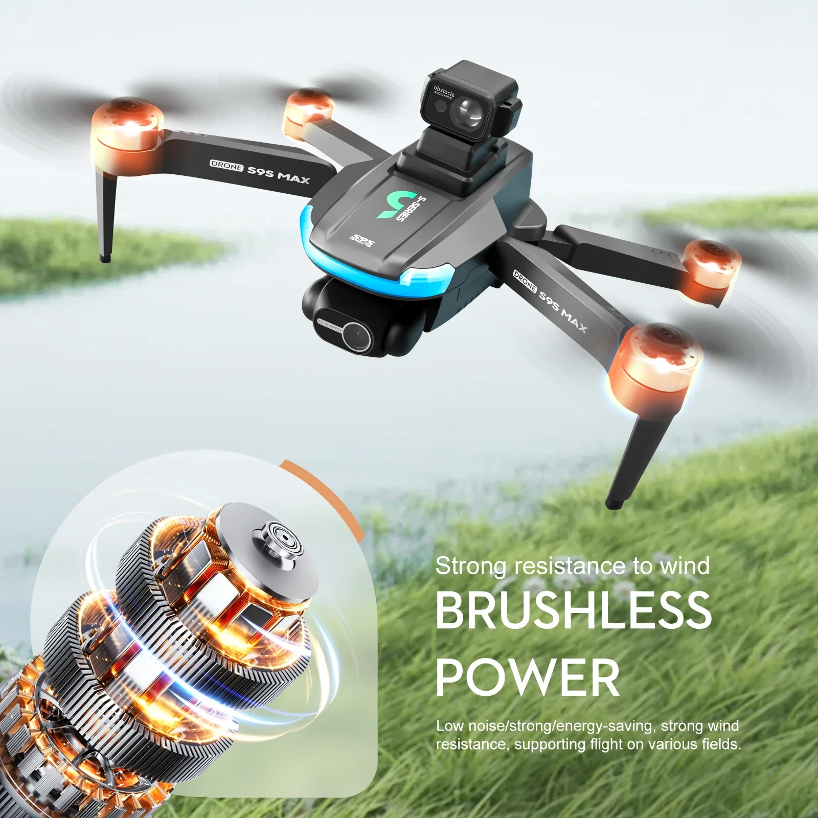NEW S9S MAX MINI Drone 4K 2-Ax - Drone Remote Controller Lanyard review and price