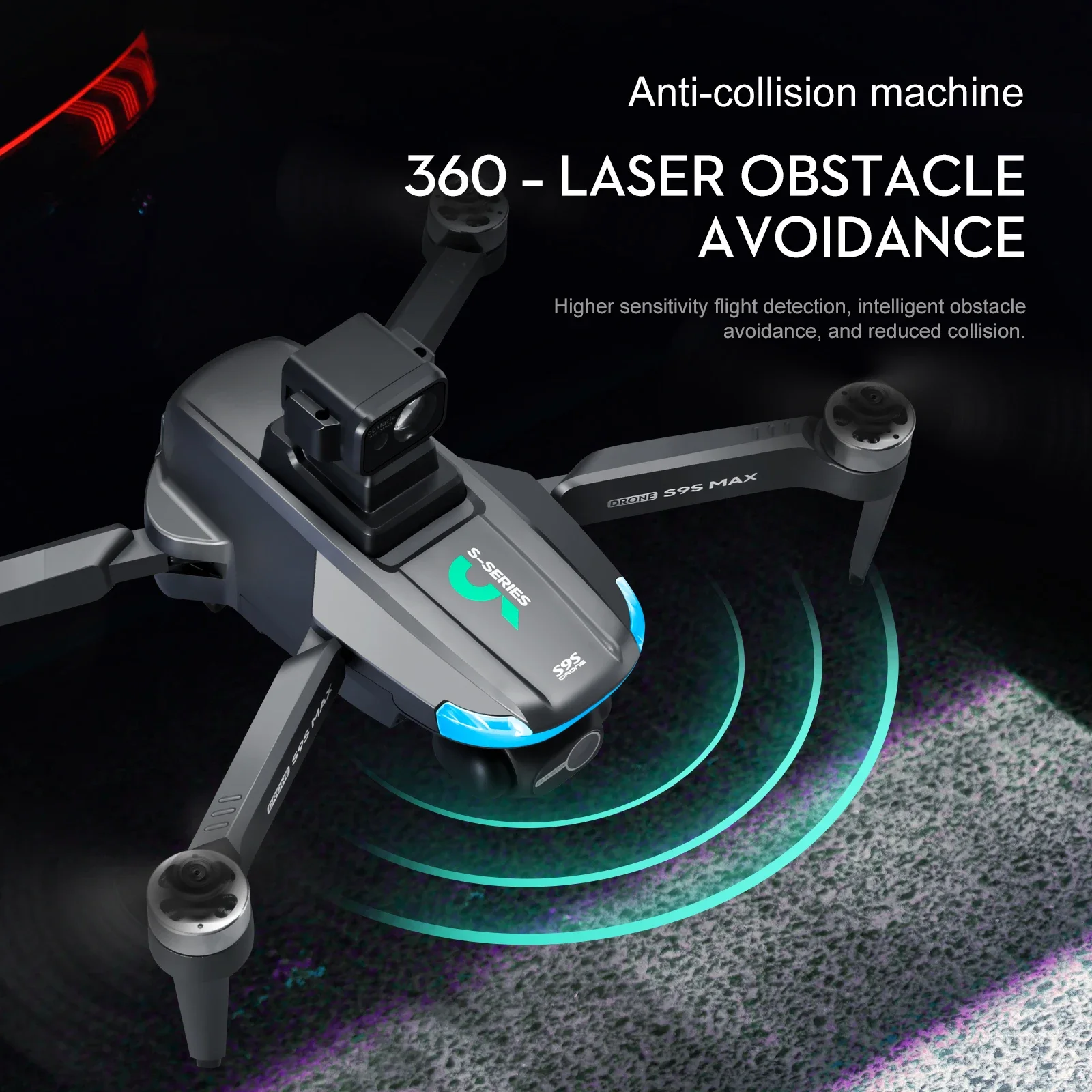 NEW S9S MAX MINI Drone 4K 2-Ax - Drone Remote Controller Lanyard review and price