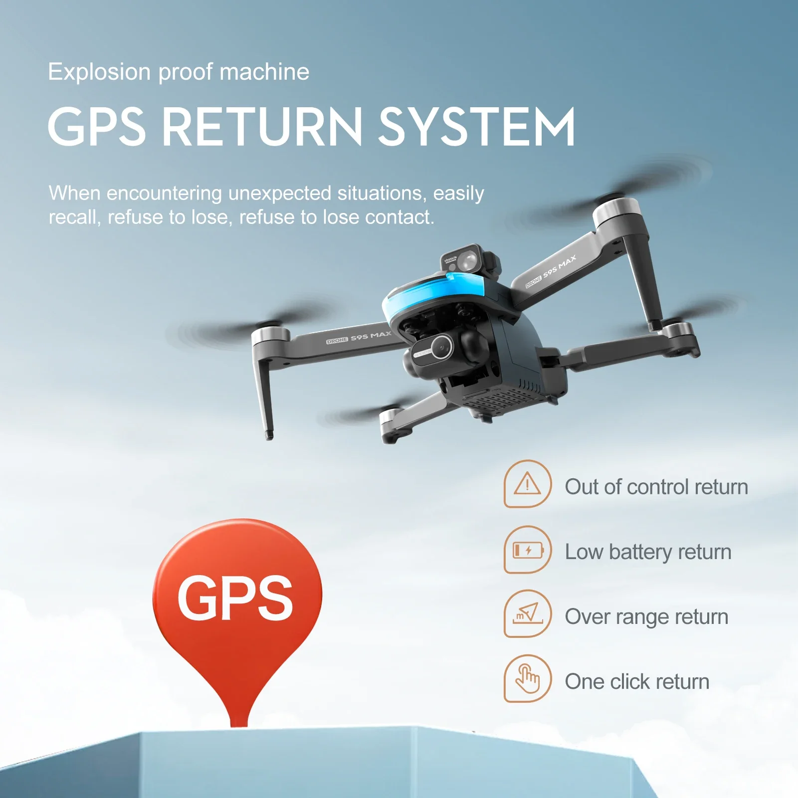 NEW S9S MAX MINI Drone 4K 2-Ax - Drone Remote Controller Lanyard review and price