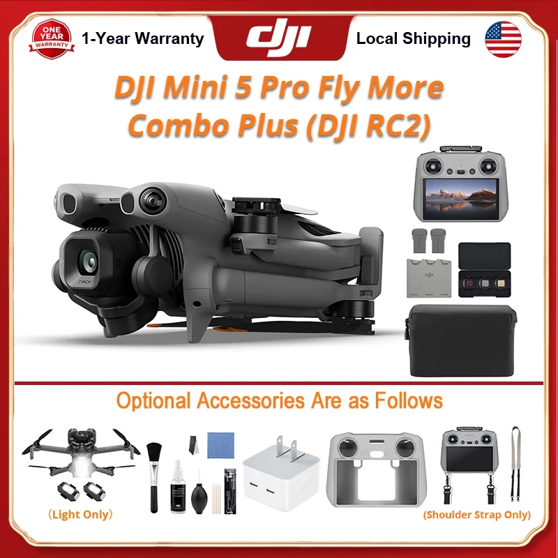 DJI Mini 5 Pro Fly More Combo  - Drone Strobe Light review and price