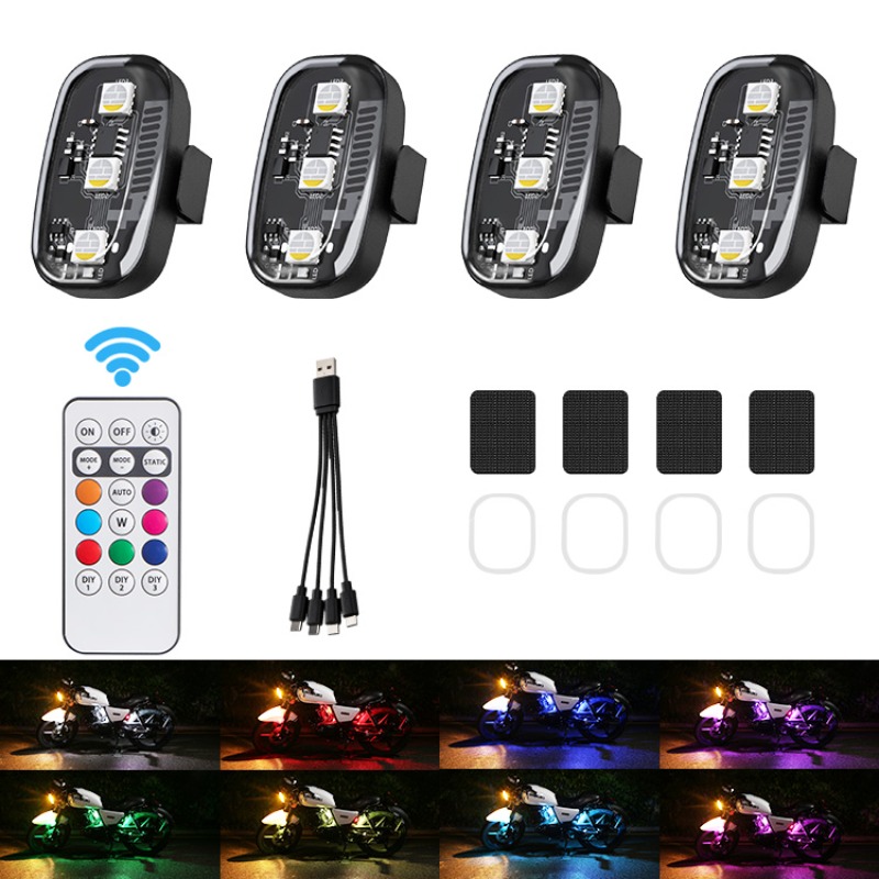 Drone Motorcycle RGB LED Strob - Drone Strobe Light review and price