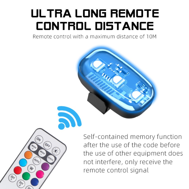 Drone Motorcycle RGB LED Strob - Drone Strobe Light review and price